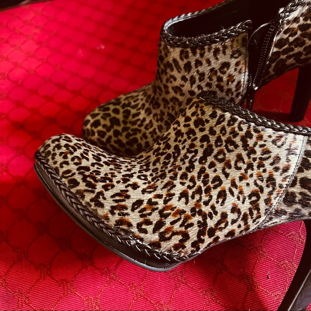Gray Leopard Booties - Picture 13 of 15